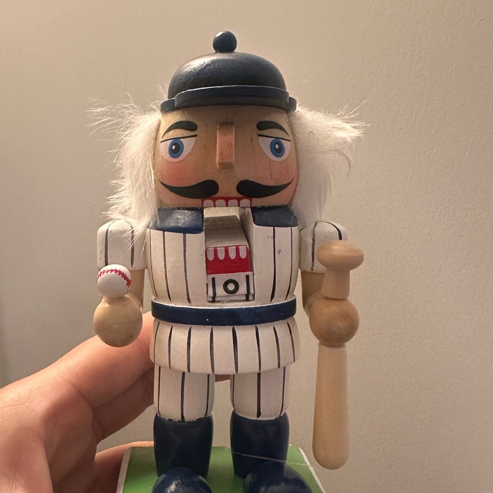 Christmas Nutcracker Baseball Player